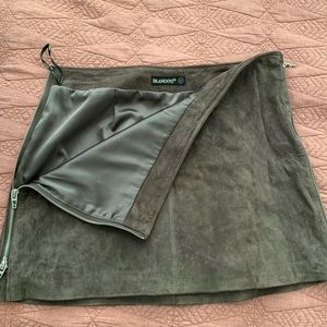 Suede Skirt